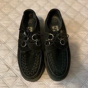 💎CLOSET PURGE SALE!💎 T.U.K. Black Suede Platform Creepers
